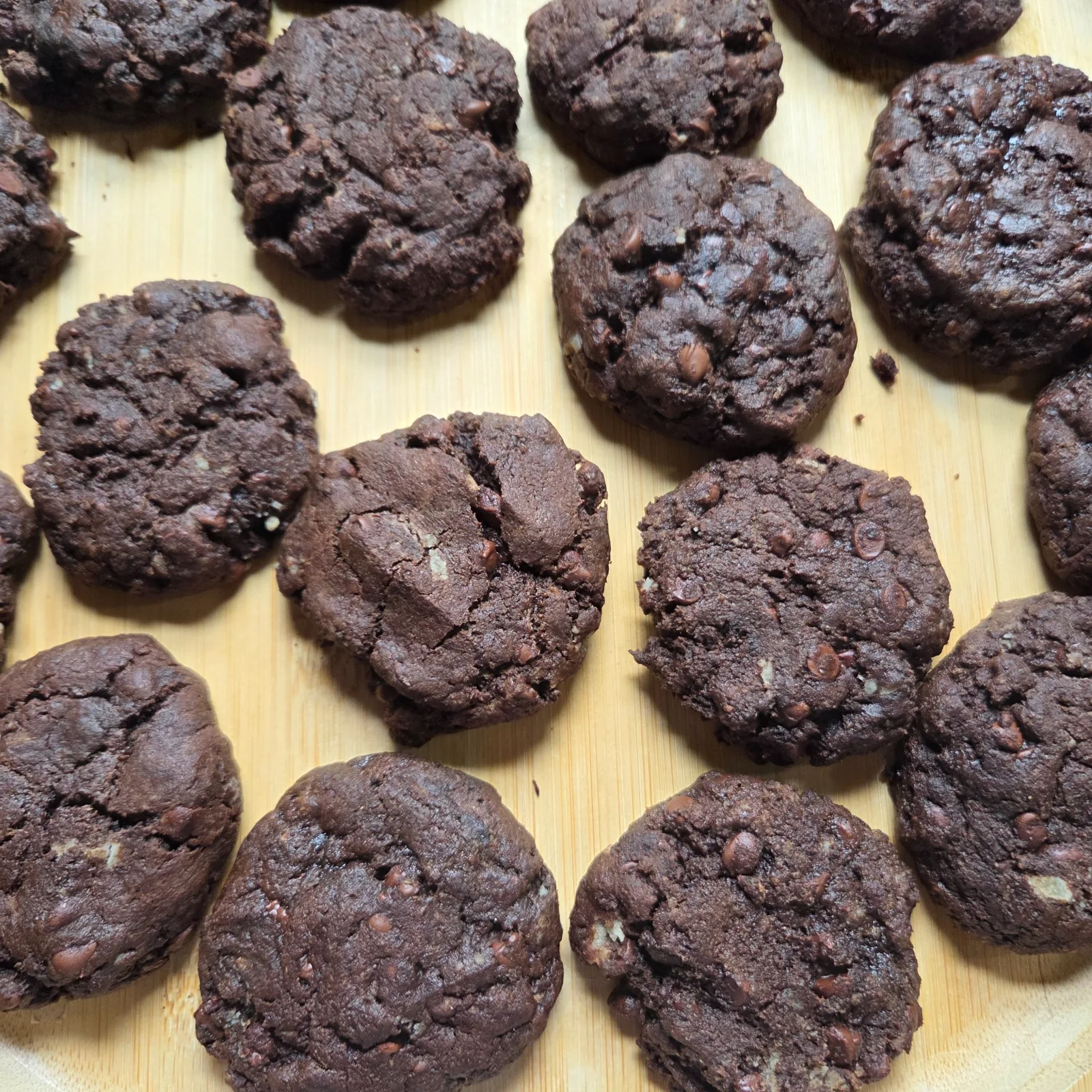 Homemade chocolate cookies prepared by Family Table